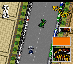 F-1 Grand Prix (Japan) In game screenshot
